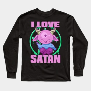 I Love Satan Long Sleeve T-Shirt